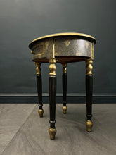 Load image into Gallery viewer, Art Deco Inspired Oval Side Table
