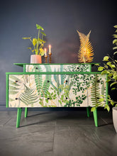 Load image into Gallery viewer, Fresh Botanical Mid Century Compact Sideboard / TV unit
