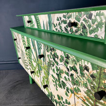 Load image into Gallery viewer, Fresh Botanical Mid Century Compact Sideboard / TV unit
